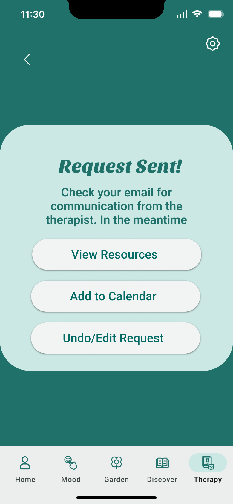 Request Sent